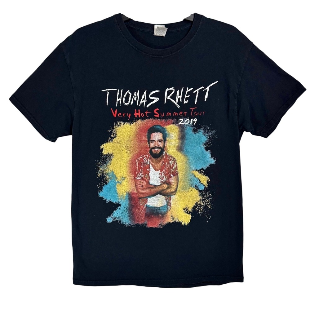 Thomas Rhett Very Hot Summer Tour 2019 T Shirt Double Sided Band Tee Unisex M‎
